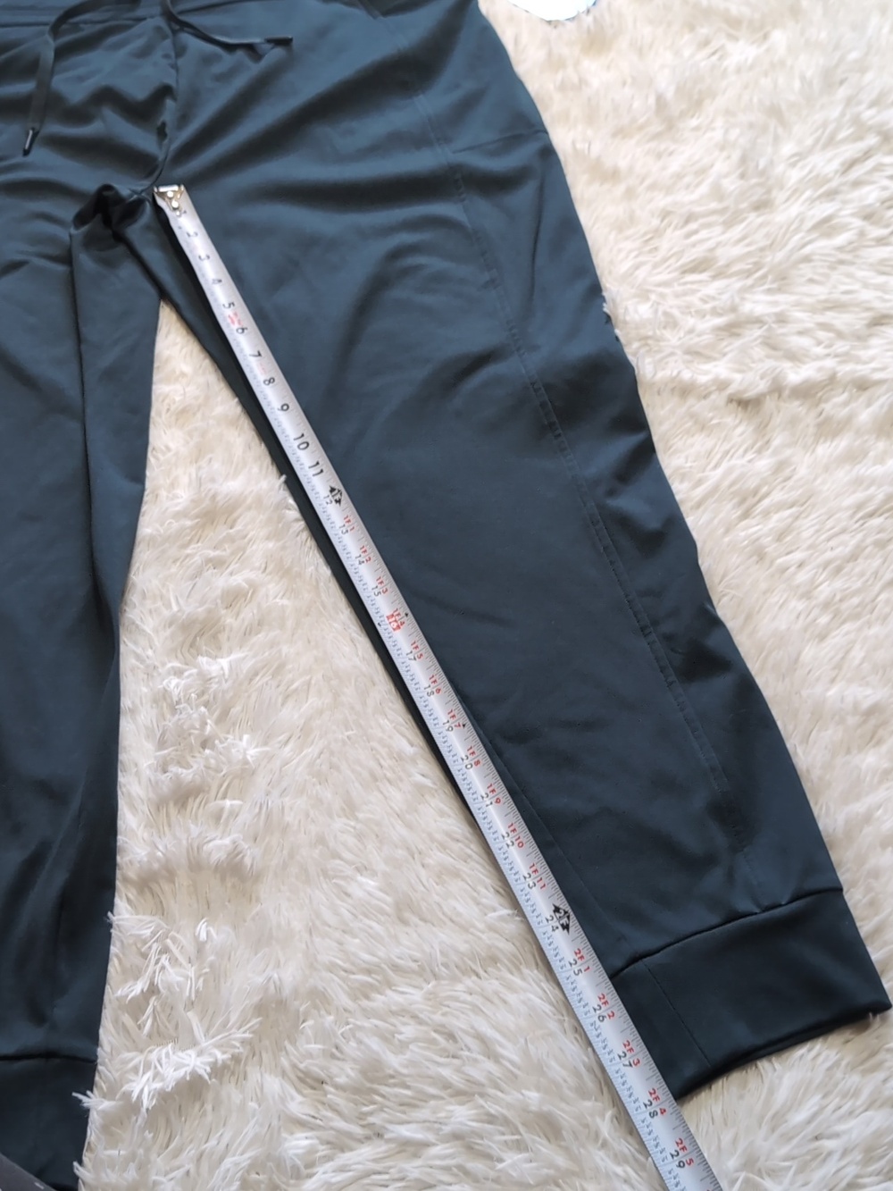 NWT 32 Degrees Teal High Waisted Heat Tech Fleece Lined Jogger Pants Size Large - Picture 13 of 13